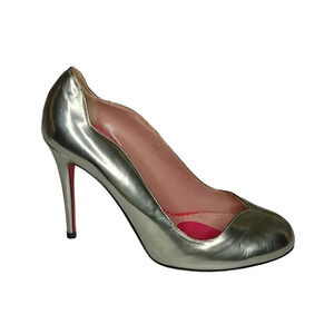 Red Valentino Metallic Heels Silver Size 9.5